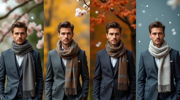 Trouvez l'écharpe homme parfaite pour chaque saison